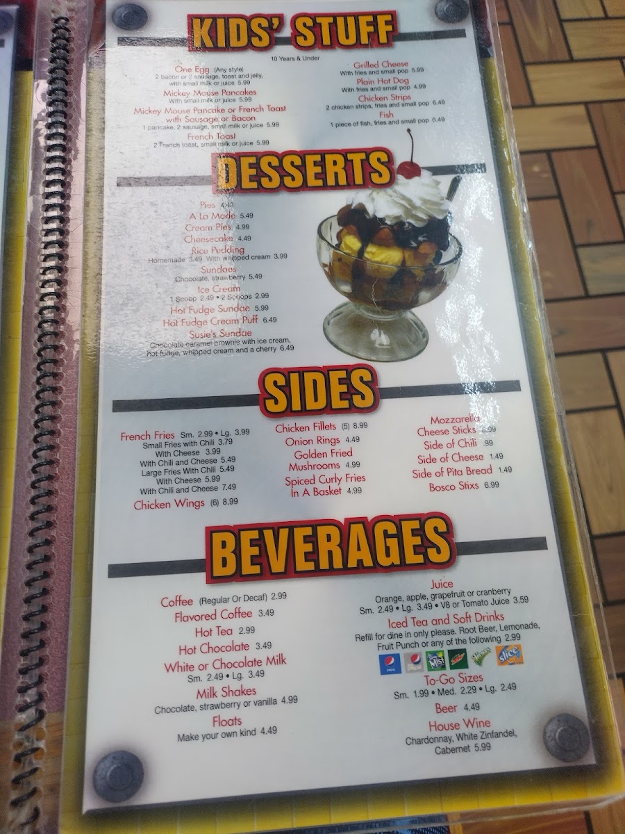 Ted's Coney Island Menu - Image 4