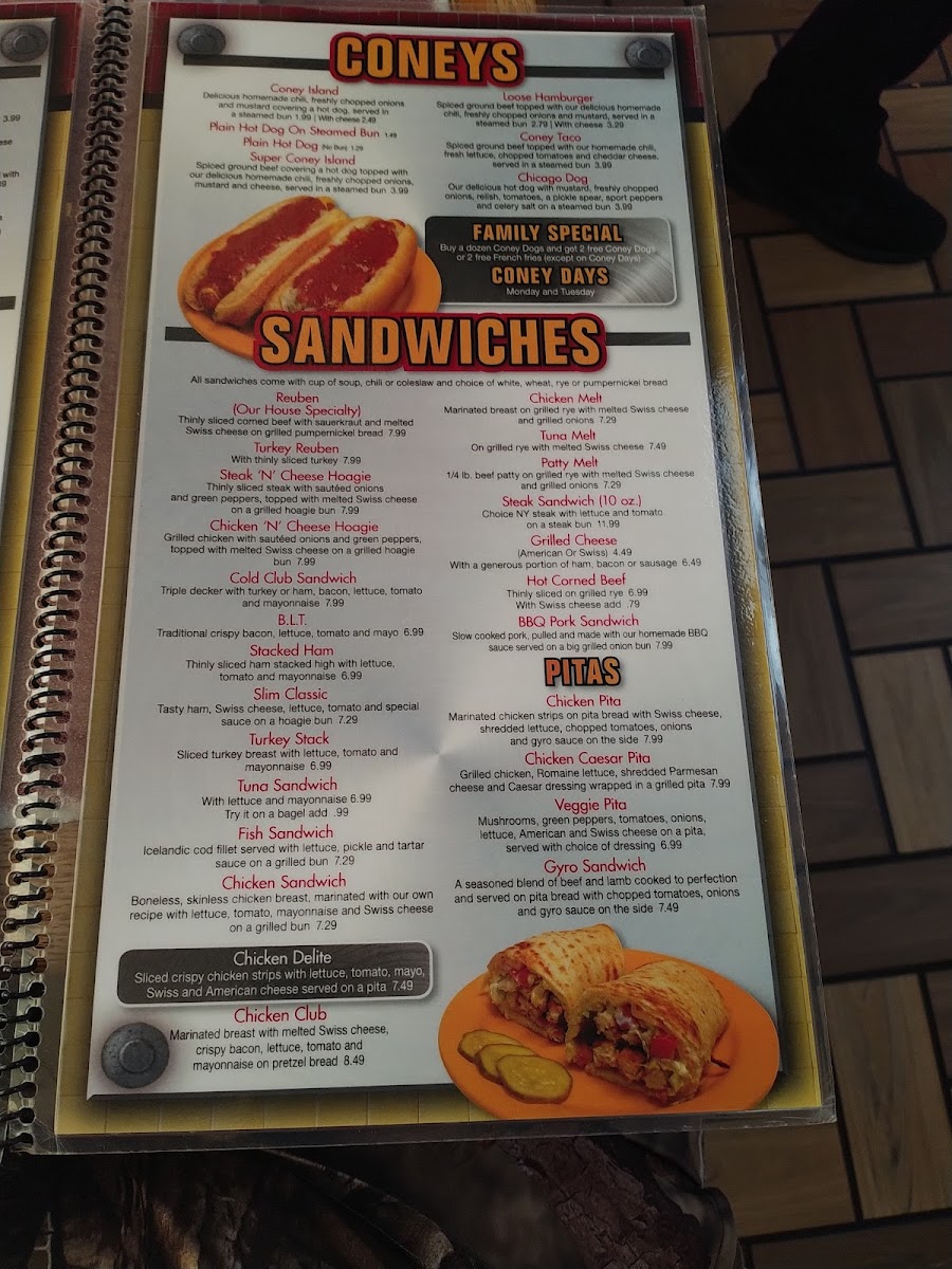 Ted's Coney Island Menu - Image 6